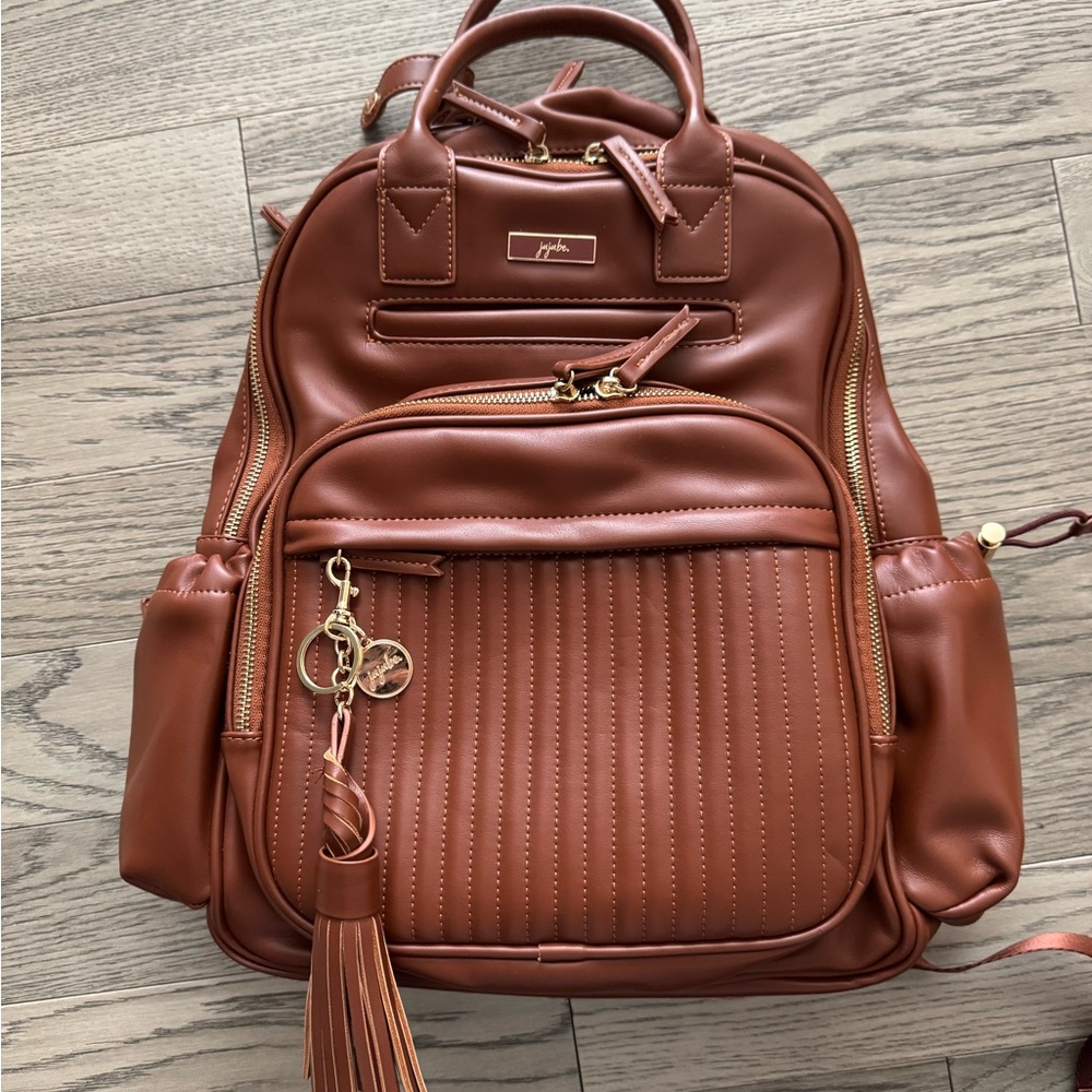 Jujube Million Pockets Backpack/Diaper Bag in Spice